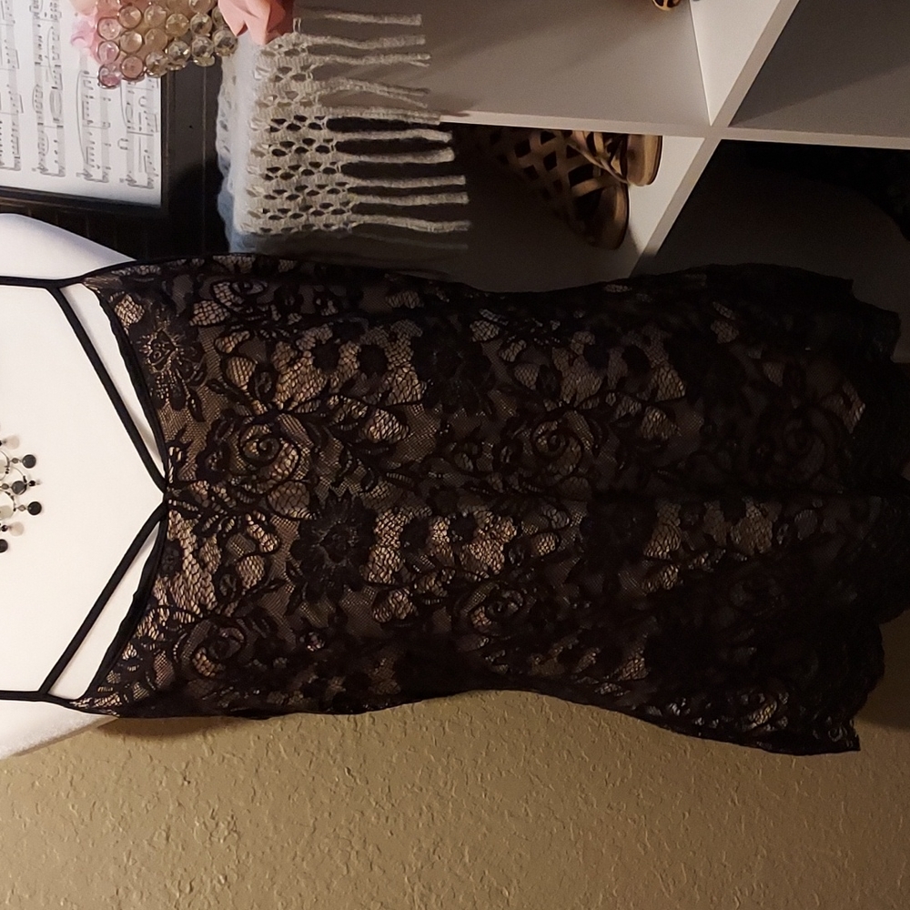 Black dress tank top size XL